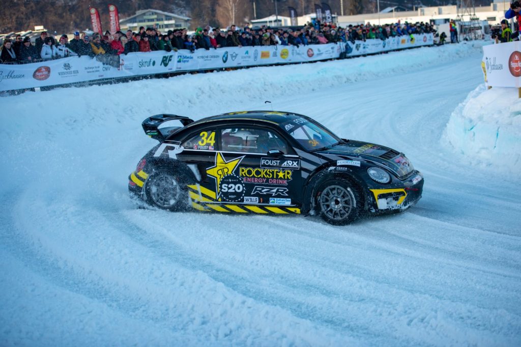 Rallycross World _ GP Ice Race Zell am See Tanner Foust VW Beetle R