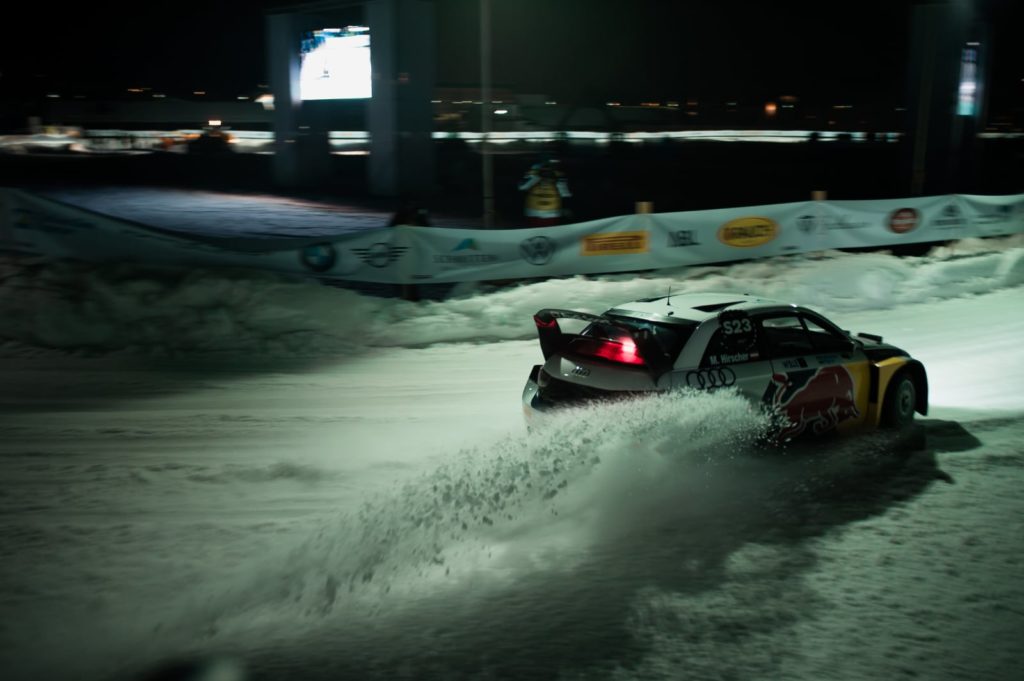 Rallycross World _ GP Ice Race Zell am See Marcel Hirscher EKS Audi S1