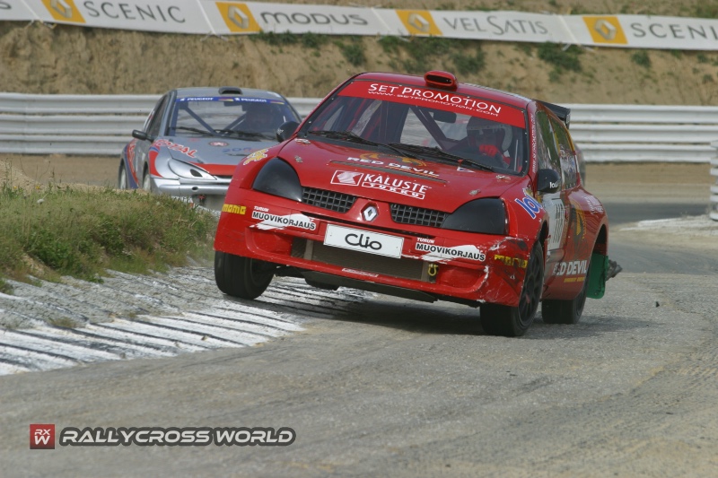 Rallycross World | Jussi Pinomaki, renault clio, super1600, Mayenne, European Rallycross