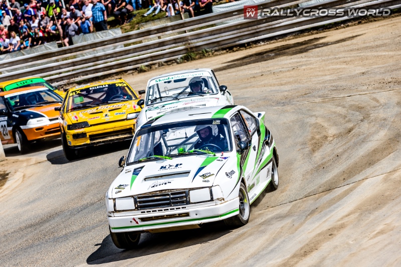 Rallycross World | Czech Historic Rallycross Trophy | Petr Sulcik, Tomáš Marchal (vpředu), Sklenář za ním