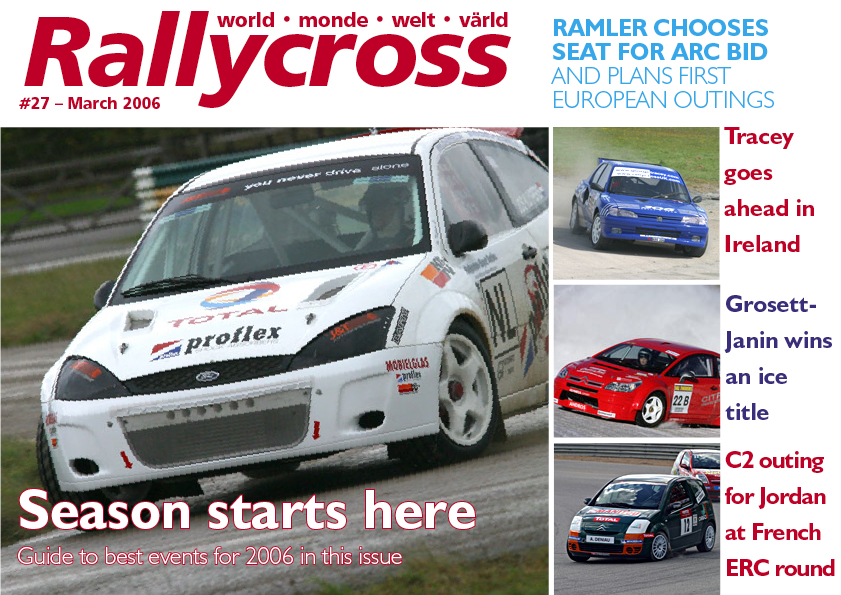 Rallycross World magazine March 2006