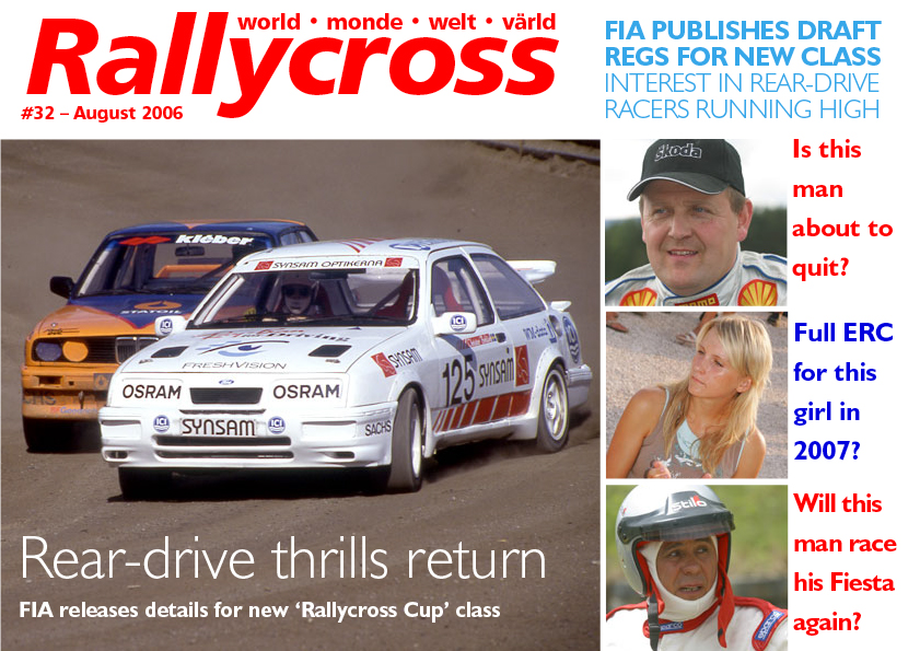 Rallycross World magazine August 2006