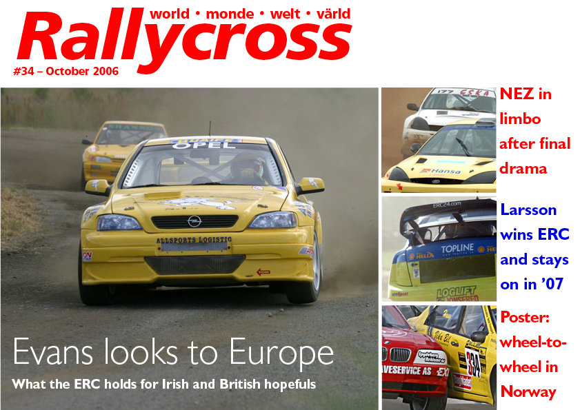 Rallycross World magazine October 2006