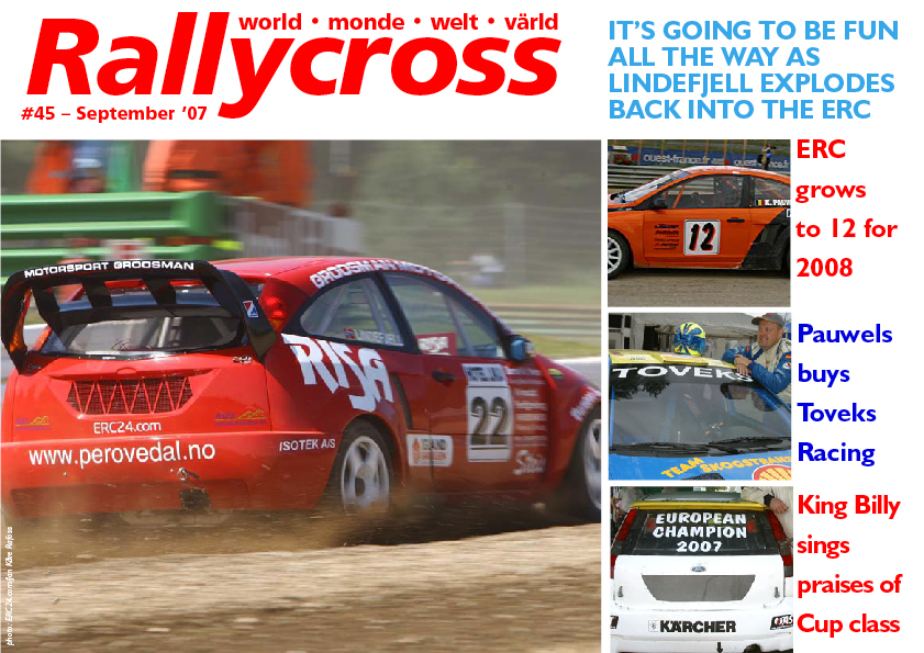 Rallycross World magazine September 2007