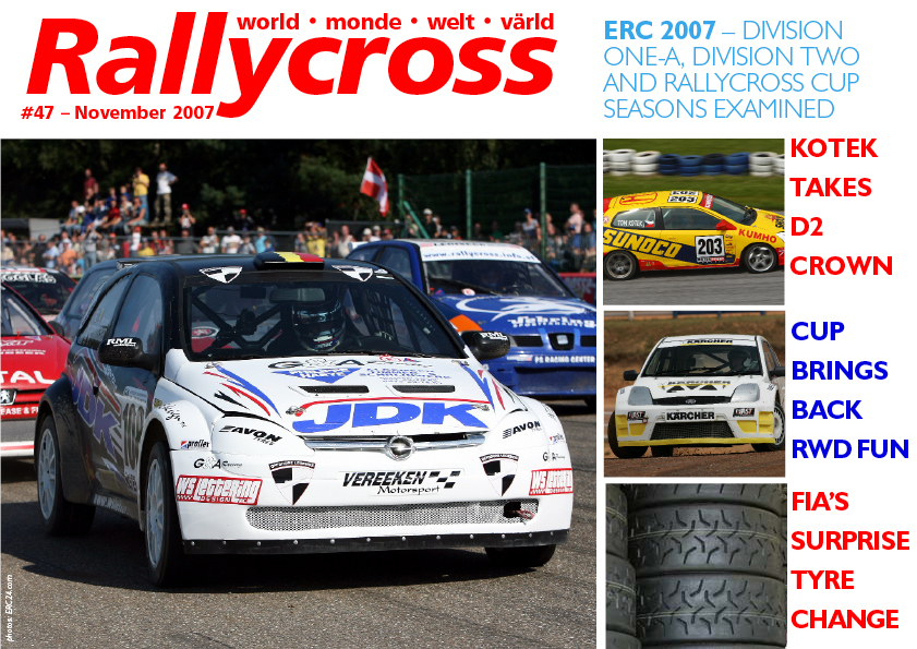 Rallycross World magazine November 2007