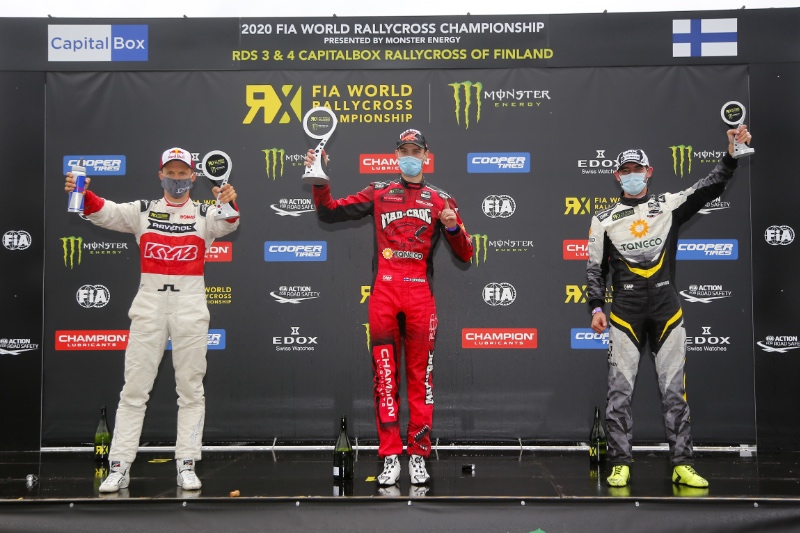 Rallycross World | World RX, Kouvola, Finland, Niclas Gronholm, Mattias Ekstrom, Timur Timerzyanov