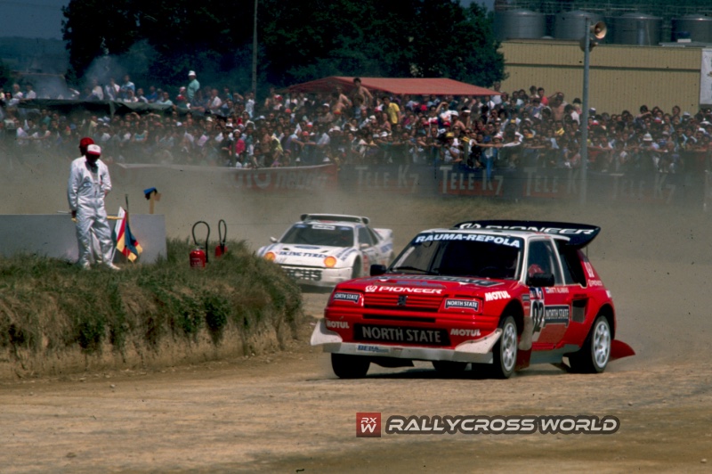 Rallycross World | Matti Alamaki, Peugeot 205 T16 E2, Loheac, 1988