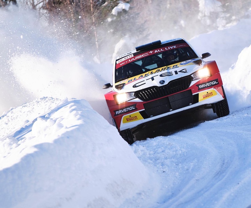 Rallycross World | Mattias Ekstrom, Arctic Rally Finland, WRC3 Skoda Fabia