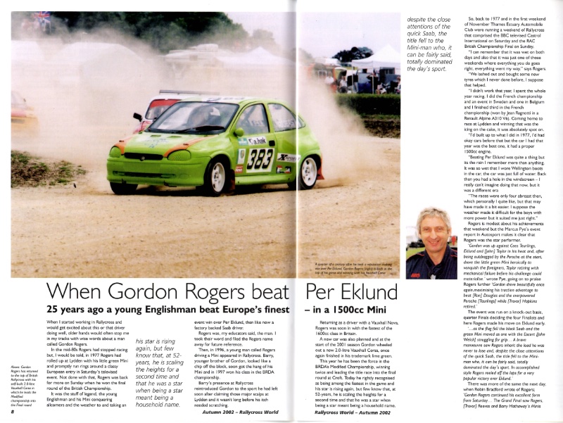 Rallycross World | Gordon Rogers_