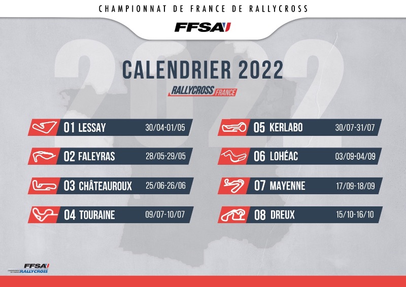 Rallycross World | Rallycross France 2022 calendar