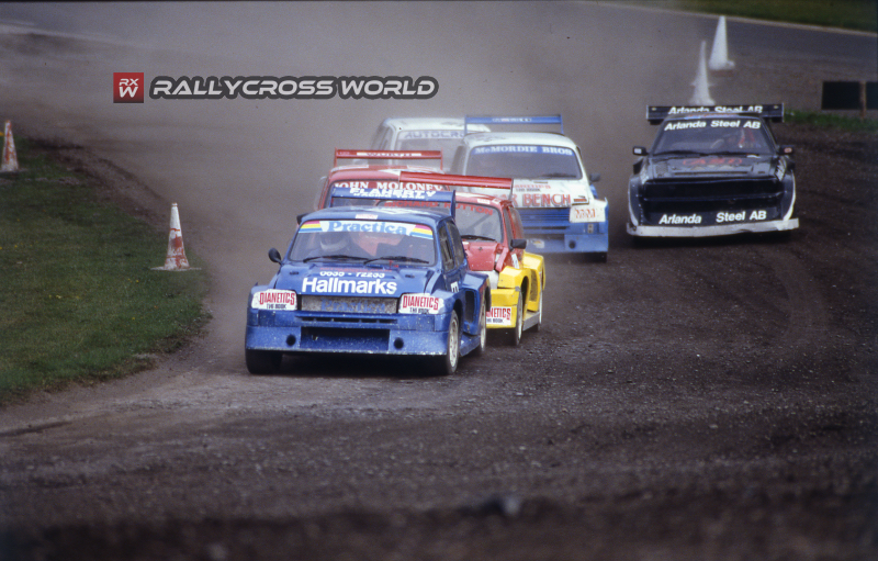 Rallycross World | Mark Flaherty, MG Metro 6R4, Euro RX, Lydden 1990